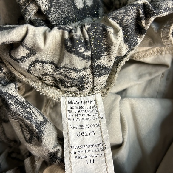BRAND BAZAR Shimmer Animal Print Pant M - Picture 10 of 10